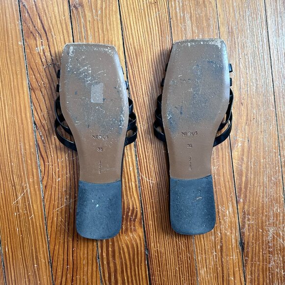 NEOUS Black Cophila 5MM Sandals - Picture 2 of 4